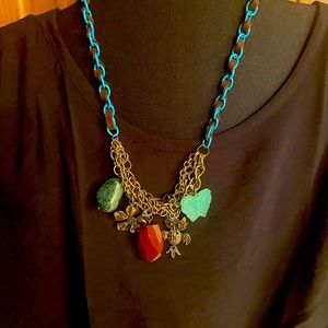 Earthy trinkets necklace